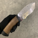 Нож "Скат-2" сталь 95Х18, орех, текстолит, рисунок