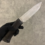 Нож "Артыбаш", сталь 95Х18, рукоять граб с насечкой, рисунок