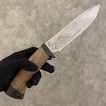 Нож "Артыбаш", сталь 95Х18, текстолит, орех, рисунок 