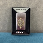 Зажигалка ZIPPO с бронзовой накладкой