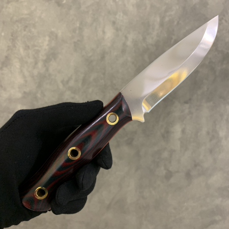Нож "Малёк-2" сталь 95Х18, накладная Микарта, фибра