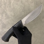 Нож "Сталкер" дамасская сталь, кожа, текстолит