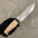 Нож "Тайга" сталь 95Х18, береста, текстолит