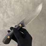 Нож "Риф 115" дамасская сталь, цельнометаллический, текстолит