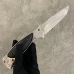 Нож складной "Гвардия", рукоять граб, сталь ЭИ-107