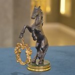 Кабинетная миниатюра "Конь" на нефрите