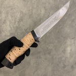 Нож "Пикник" сталь ЭИ-107, береста, гравировка