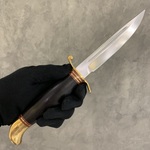 Нож "Финка" (граб, латунь) сталь ЭИ-107