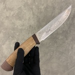 Златоустовский нож "Цезарь", сталь ЭИ-107, орех, рисунок