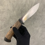 Нож "Ласка", сталь 95Х18, орех+текстолит