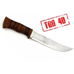 Нож "Атаман", сталь 95Х18 (кожа,рисунок)
