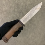 Нож "Баджер-2", сталь 95Х18, орех, текстолит, рисунок