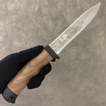 Нож "Попутчик" сталь 95Х18, орех, текстолит, гравировка