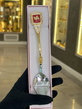 Ложка сувенирная "Герб Челябинска"