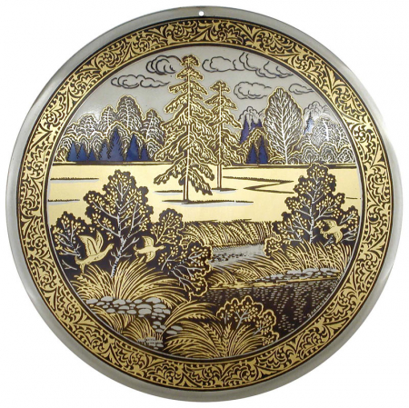 Гравюра "Ранняя осень"