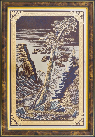 Гравюра «Сосна»