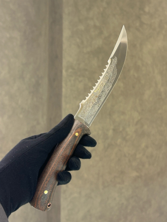Нож «Рыбацкий-1», 95х18, ц/м, накладная текстолит
